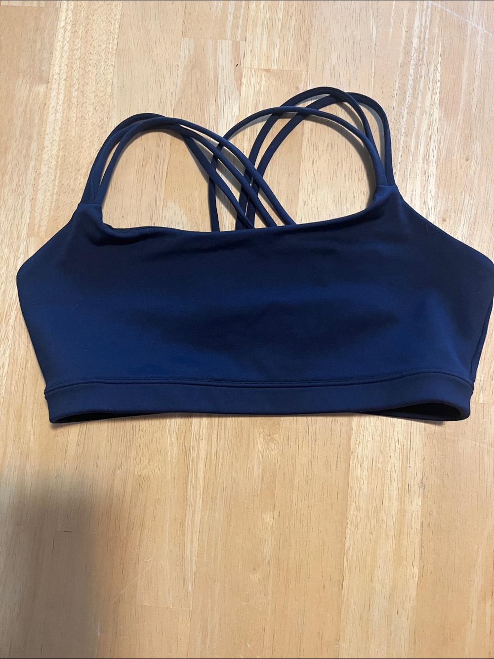 GAP Navy Blue Strappy Sports Bra
